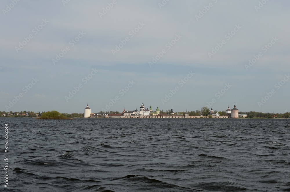  View of the Kirillo-Belozersky monastery from Siversky lake