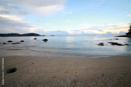 Morning sky in Ao Sen beach Phuket Thailand