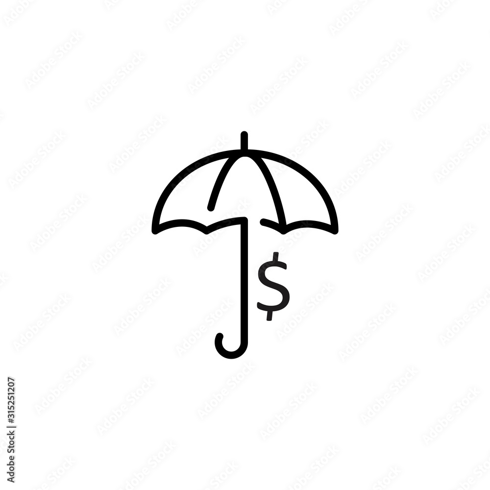Umbrella icon design Umbrella icon design