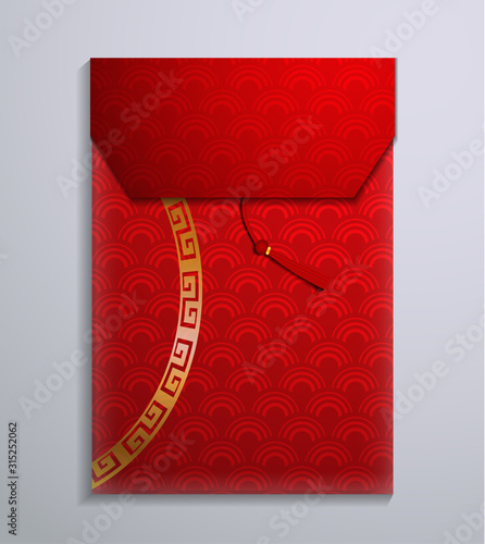 Red envelope packet for new year