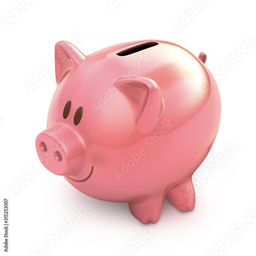 Piggy bank, illustration photo