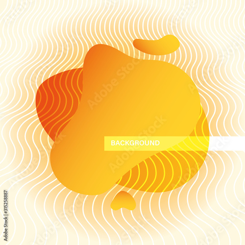 waves background, geometric figures on white background