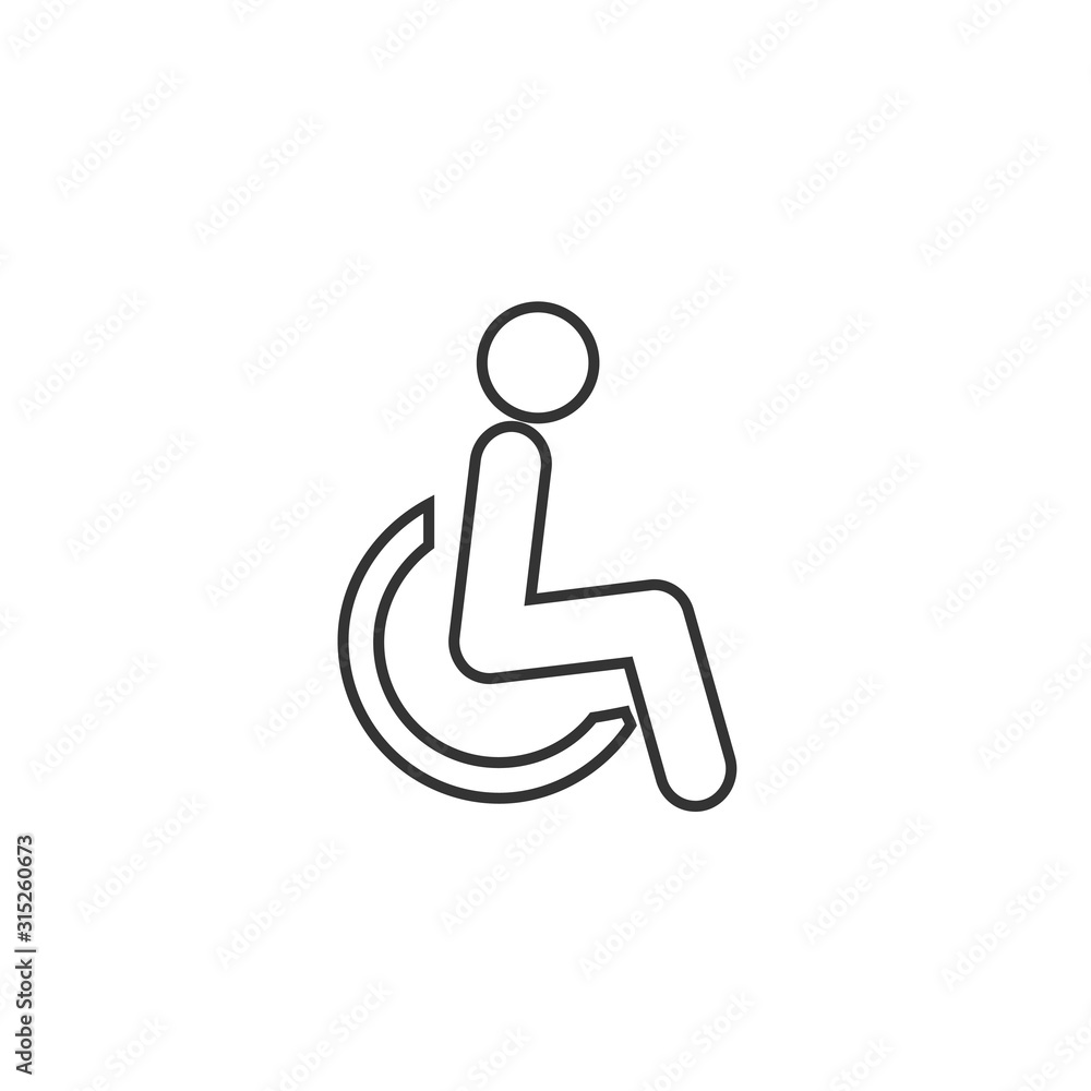 wheel chair icon vector solid grey wheel chair icon vector solid grey