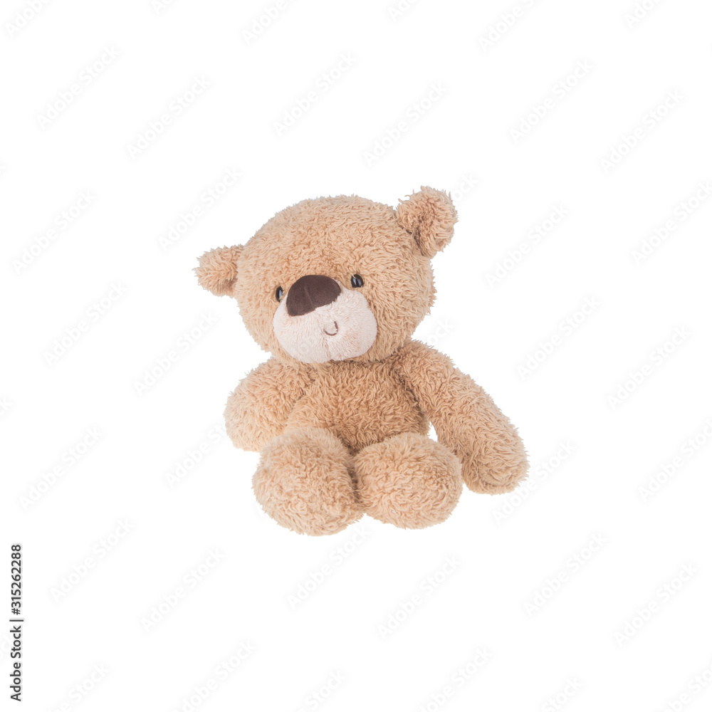 Toy or Brown Teddy bear with concept on the background new.