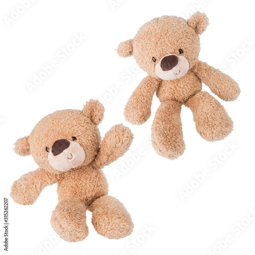 Toy or Brown Teddy bear with concept on the background new.