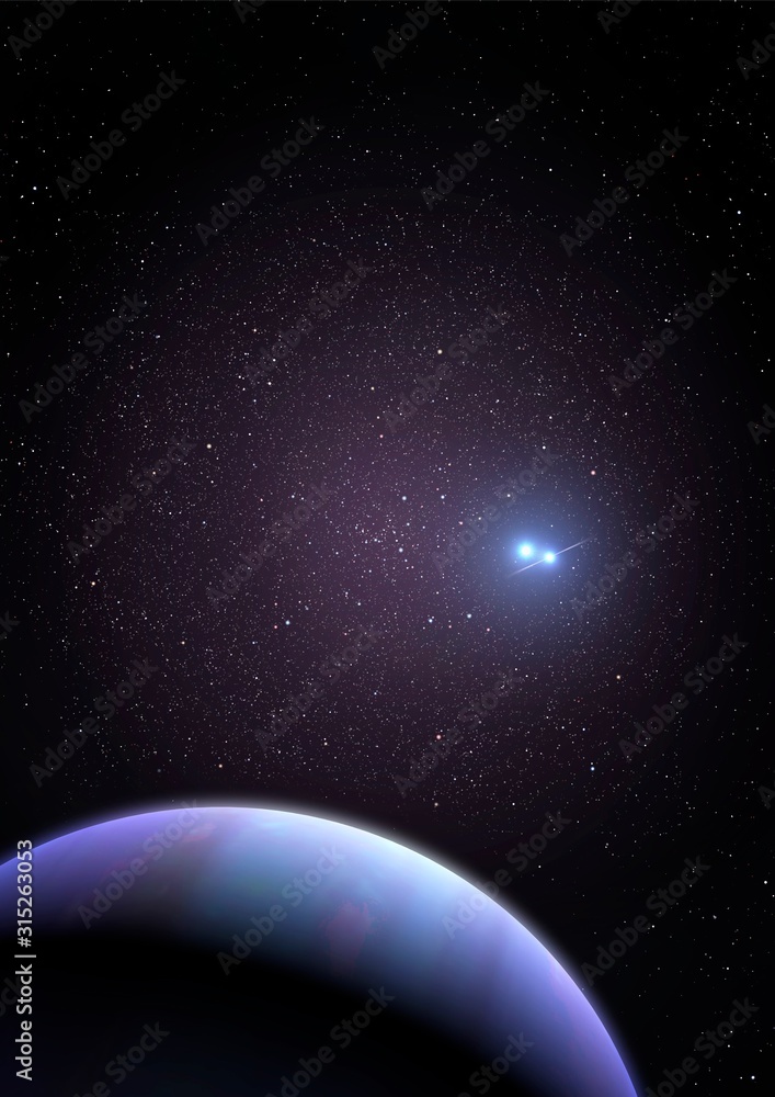 Artwork of Methuselah, the Genesis Planet Artwork of Methuselah, the Genesis Planet
