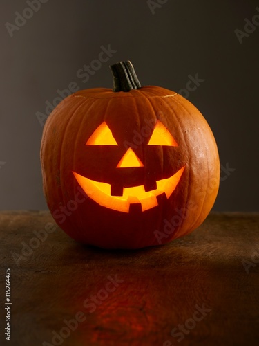 Carved pumpkin