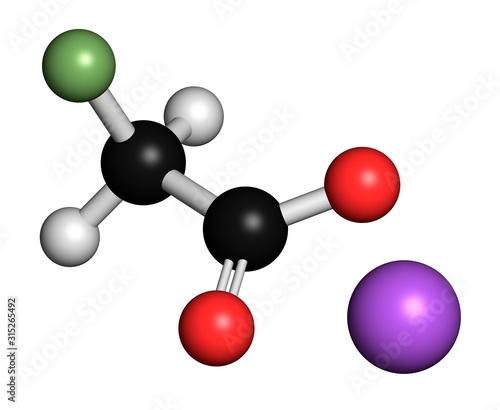 Sodium fluoroacetate, illustration photo