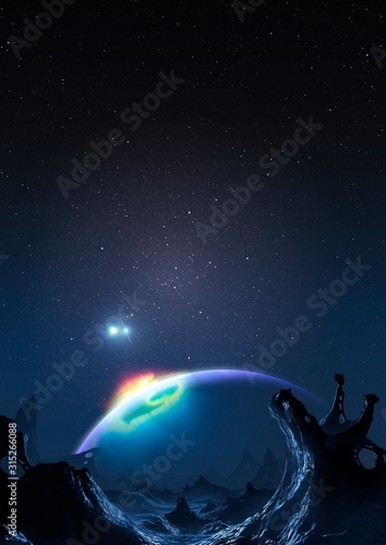 Artwork of Methuselah, the Genesis Planet photo