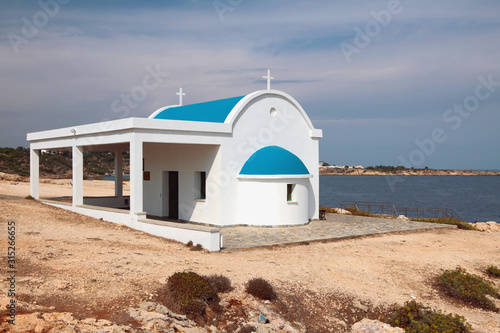 Church of Ayia Anargiri. Cape Greco, Ayia Napa, Cyprus photo