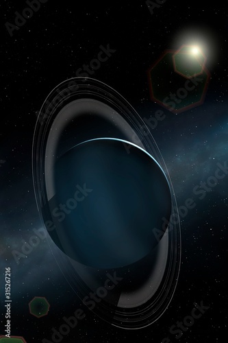 Artwork of Uranus photo
