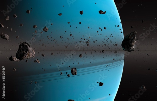 Particles Within the Rings of Uranus photo