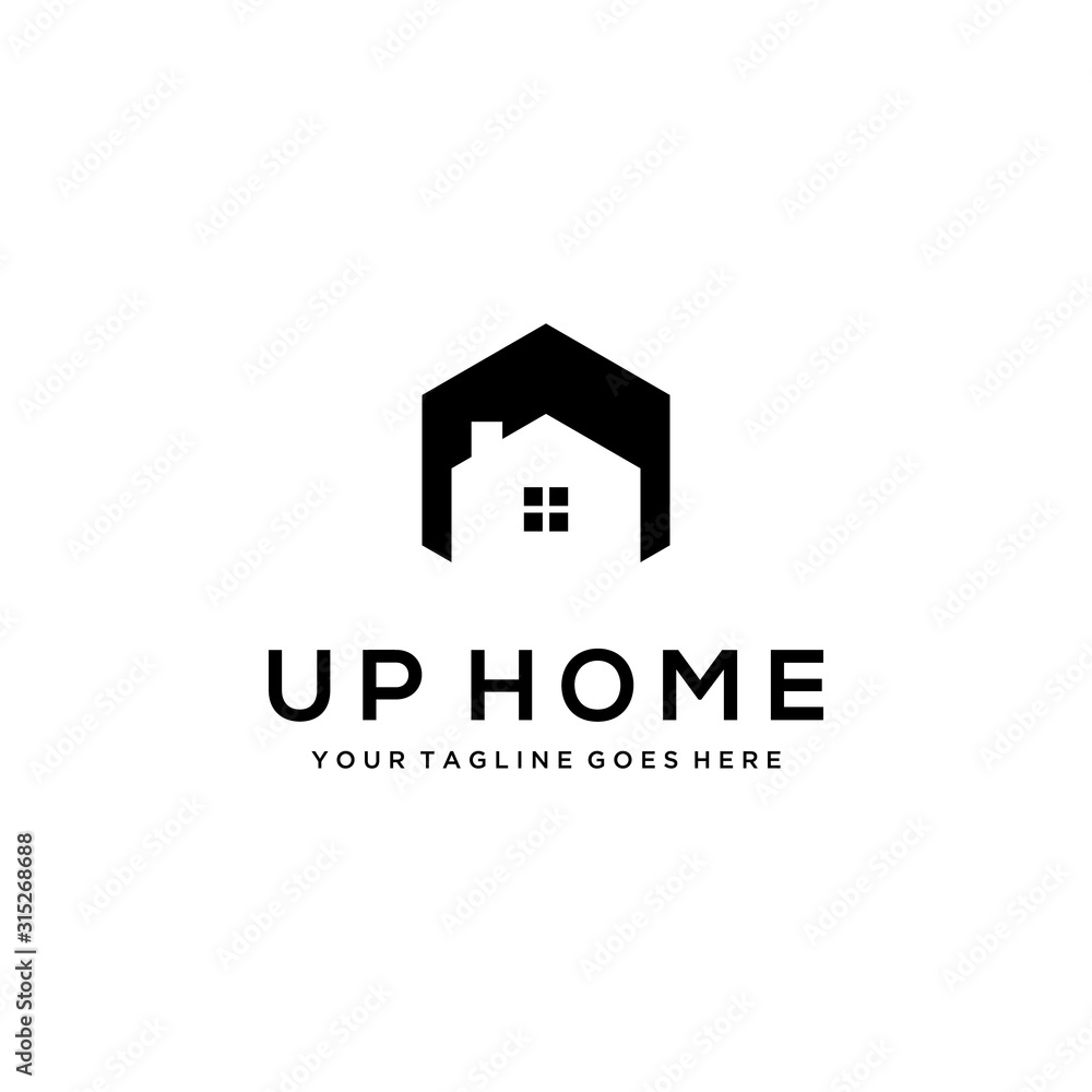 Illustration abstract Modern Real Estate home Property and Construction Logo design