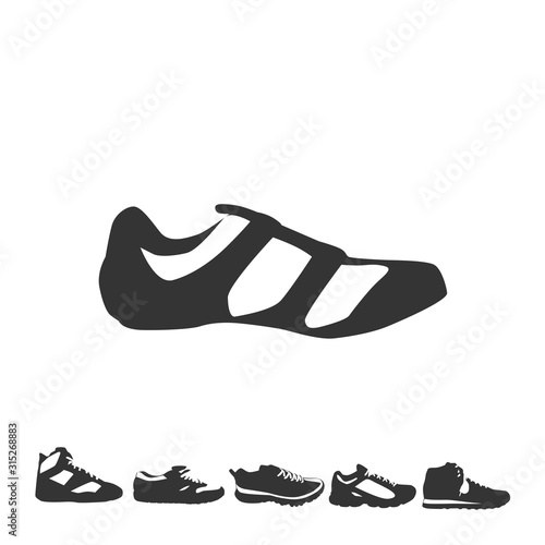 sneakers icon vector illustration eps10