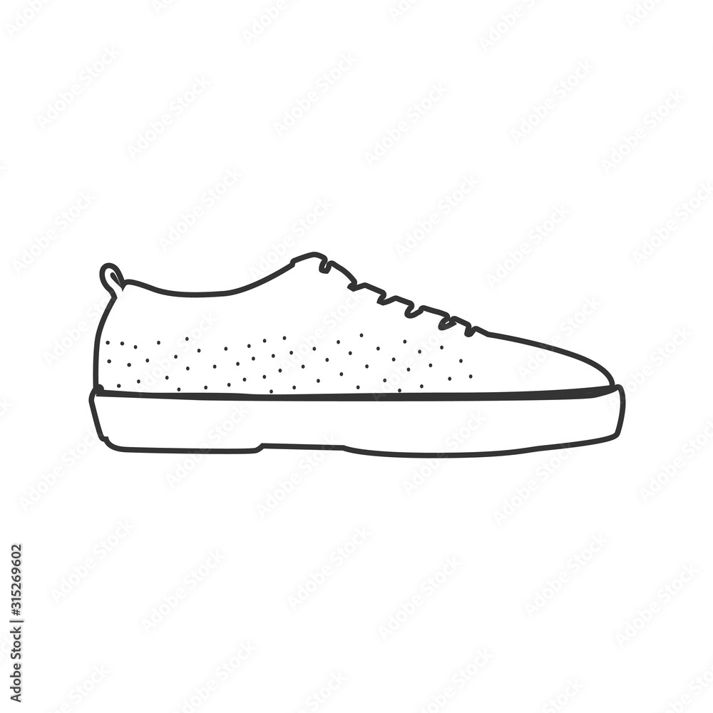 men shoes icon vector illustration eps10