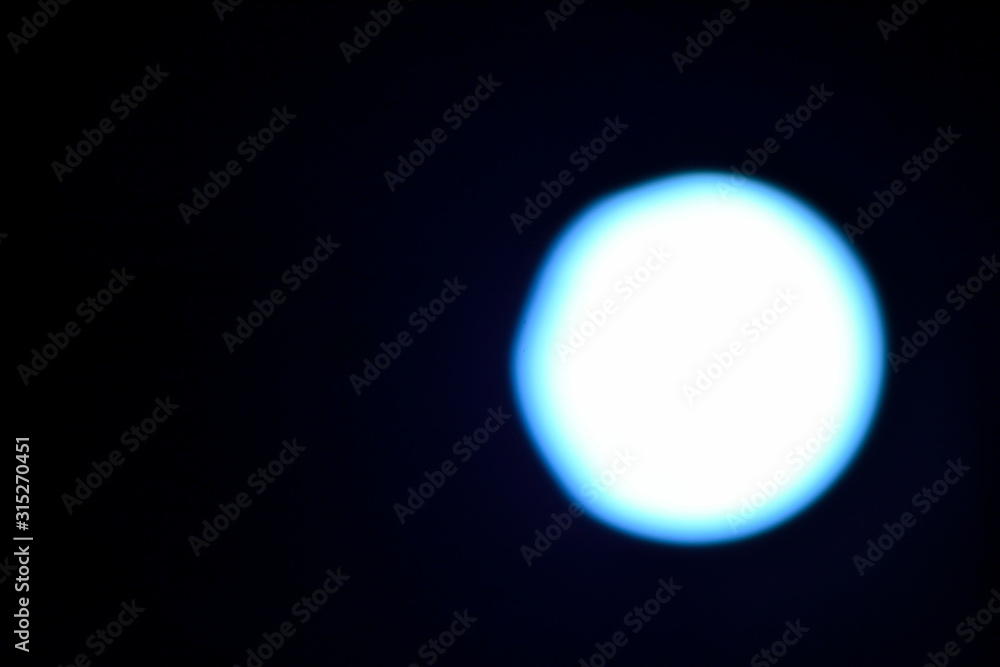 Background, blue halo with dark background