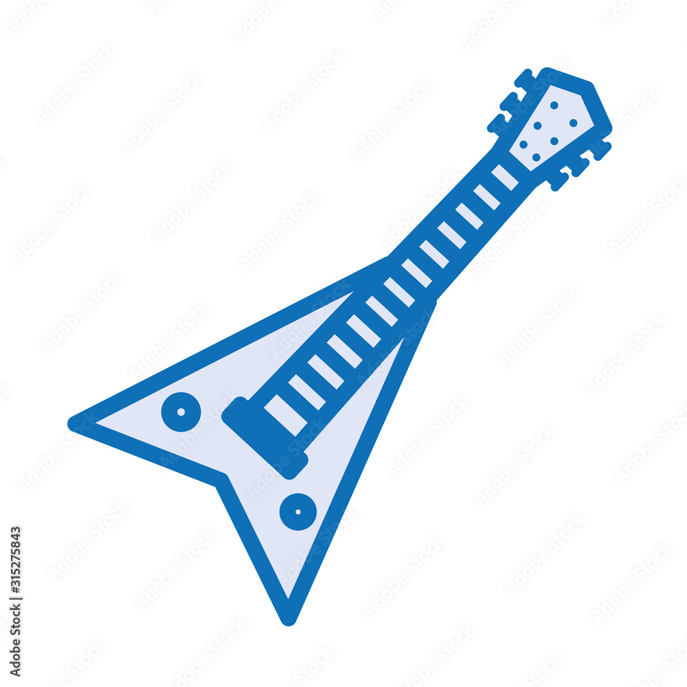 electric guitar musical instrument isolated icon electric guitar musical instrument isolated icon
