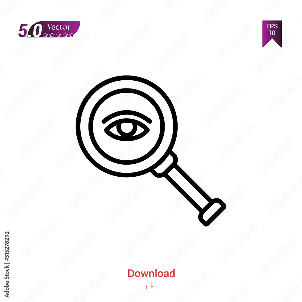 Outline eye icon. eye icon vector isolated on white background. Graphic design, material-design, healthcare icons, mobile application, logo, user interface. EPS 10 format vector Outline eye icon. eye icon vector isolated on white background. Graphic design, material-design, healthcare icons, mobile application, logo, user interface. EPS 10 format vector