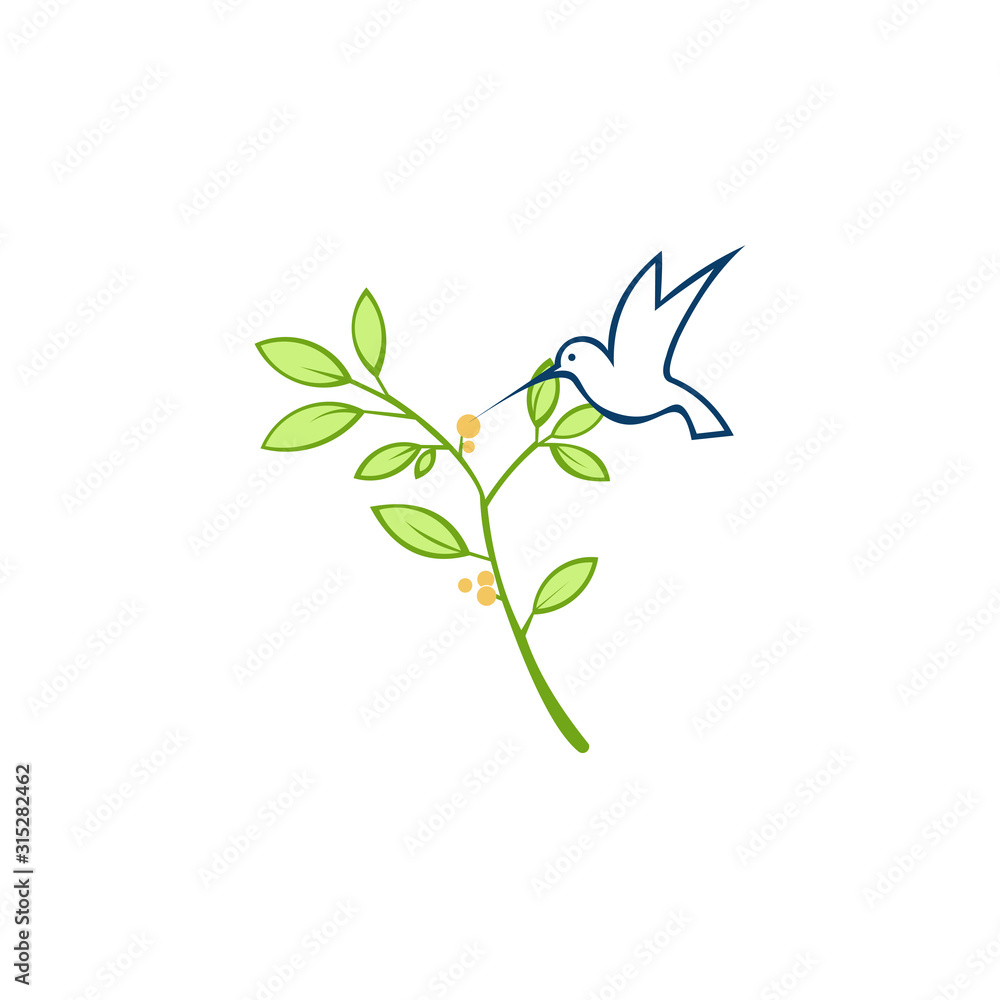 Obraz premium Trendy Tropical Leaves Vector Design, farm fresh and natural product labels and badges collection for food market, organic products promotion, healthy life and premium quality food and drink.