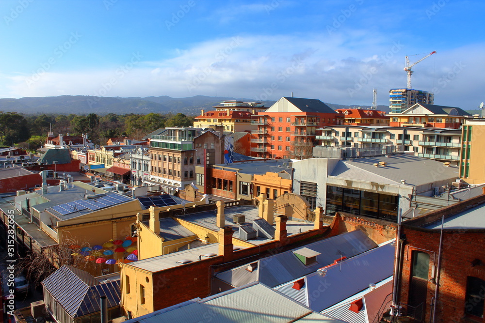 View East End in Adelaide, Australia