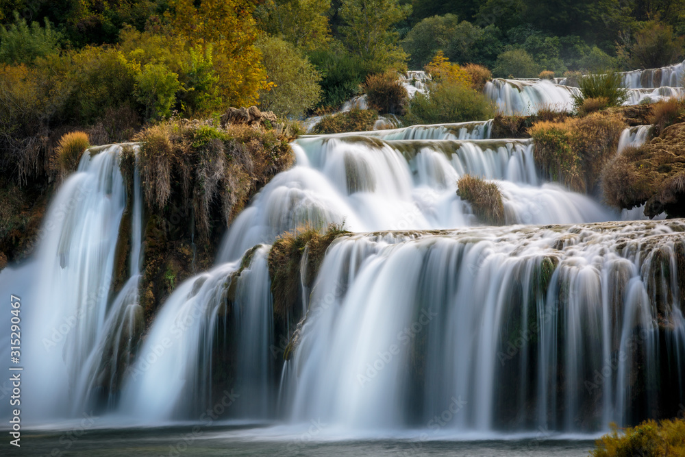 Krka Plitvice National Park - Cascade - Croatie Krka Plitvice National Park - Cascade - Croatie