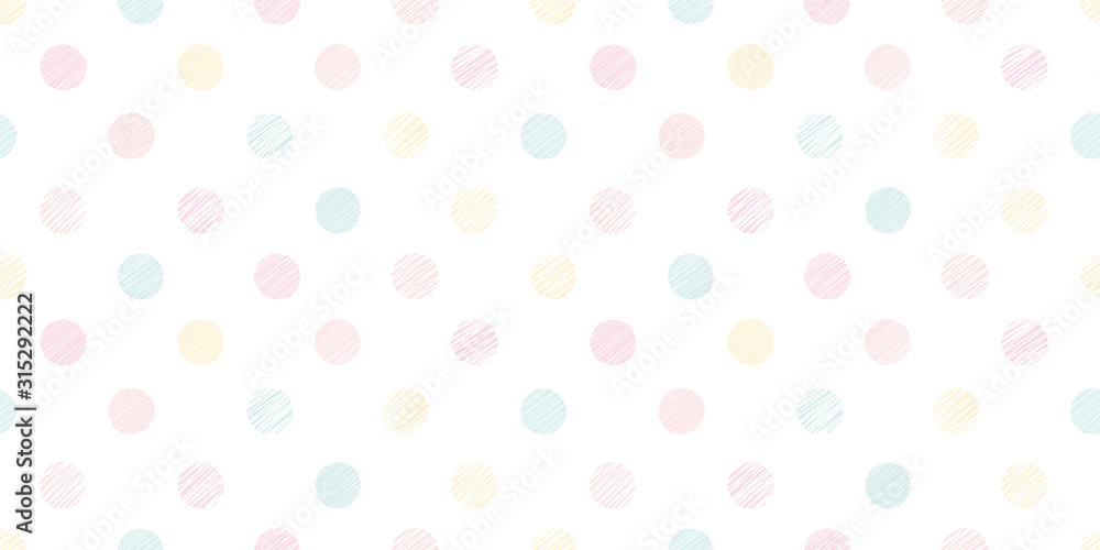 Dot illustration background. Seamless pattern. Vector.ドットイラストのパターン