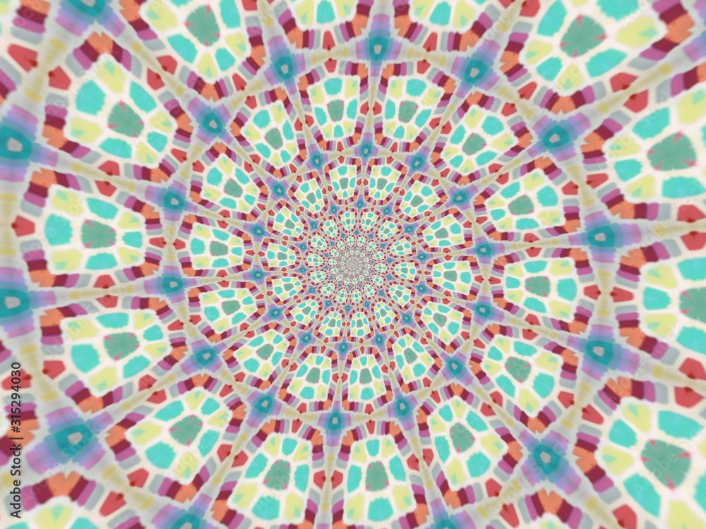 Colorful digital graphic kaleidoscope symmetry mandala style in laser light sunray trial pattern, Tie Dye , spiderweb art abstract background for art projects, banner, business, card, 3D, template Colorful digital graphic kaleidoscope symmetry mandala style in laser light sunray trial pattern, Tie Dye , spiderweb art abstract background for art projects, banner, business, card, 3D, template