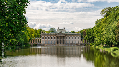 palace in the park, Warsaw, Poland