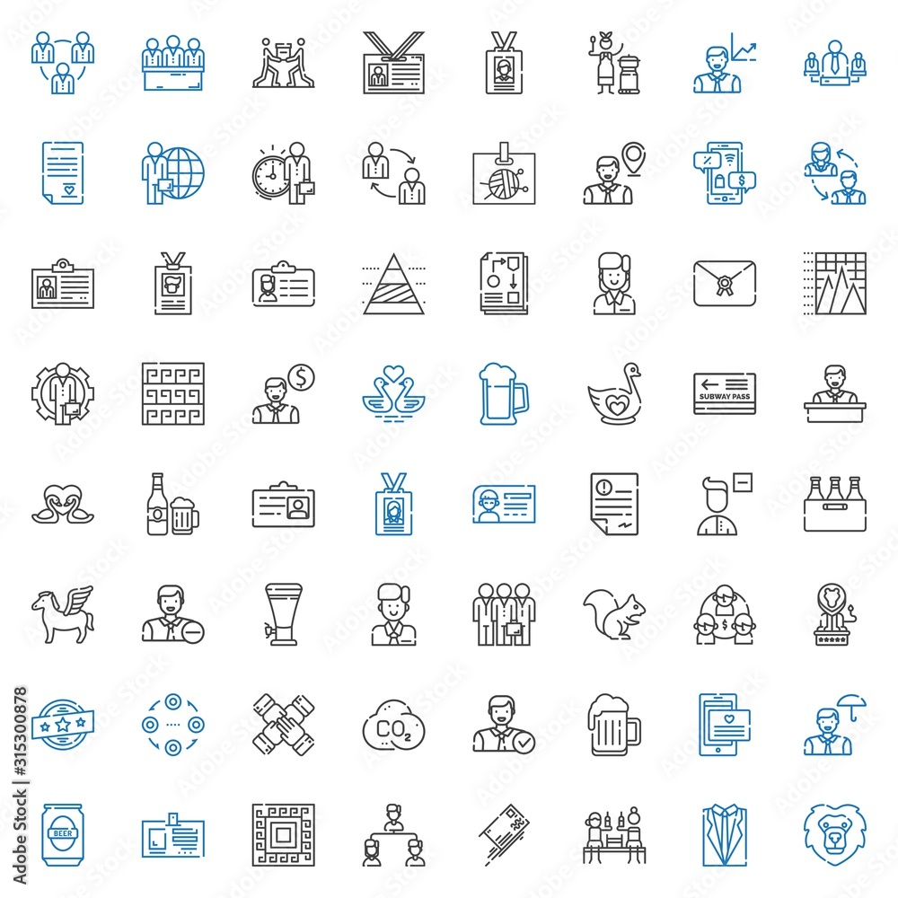 company icons set