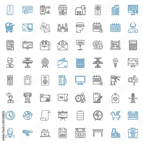 business icons set