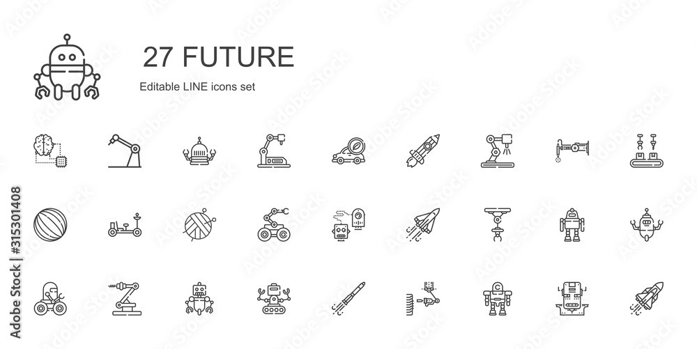 future icons set future icons set
