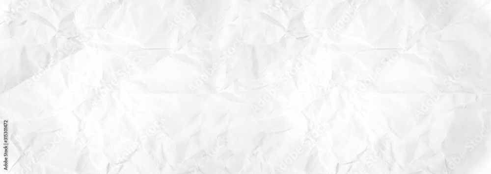 Obraz premium Paper texture Crumpled White.Top view.