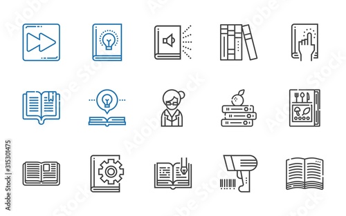 reader icons set