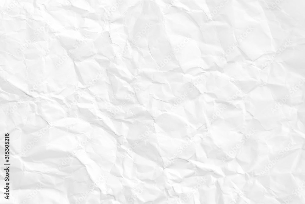 Obraz premium Paper texture Crumpled White.Top view.
