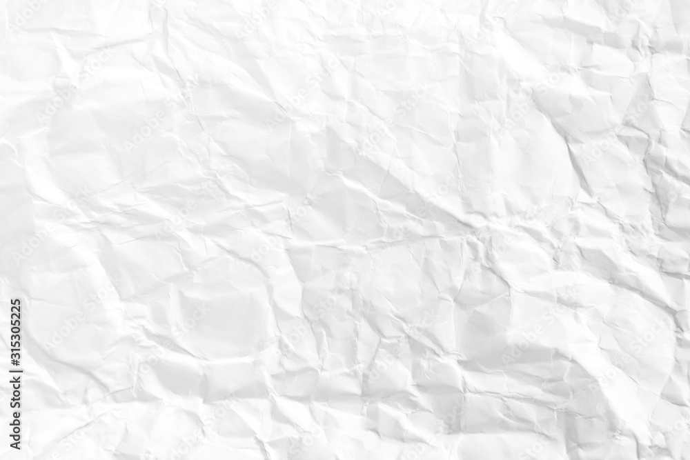 Obraz premium Paper texture Crumpled White.Top view.