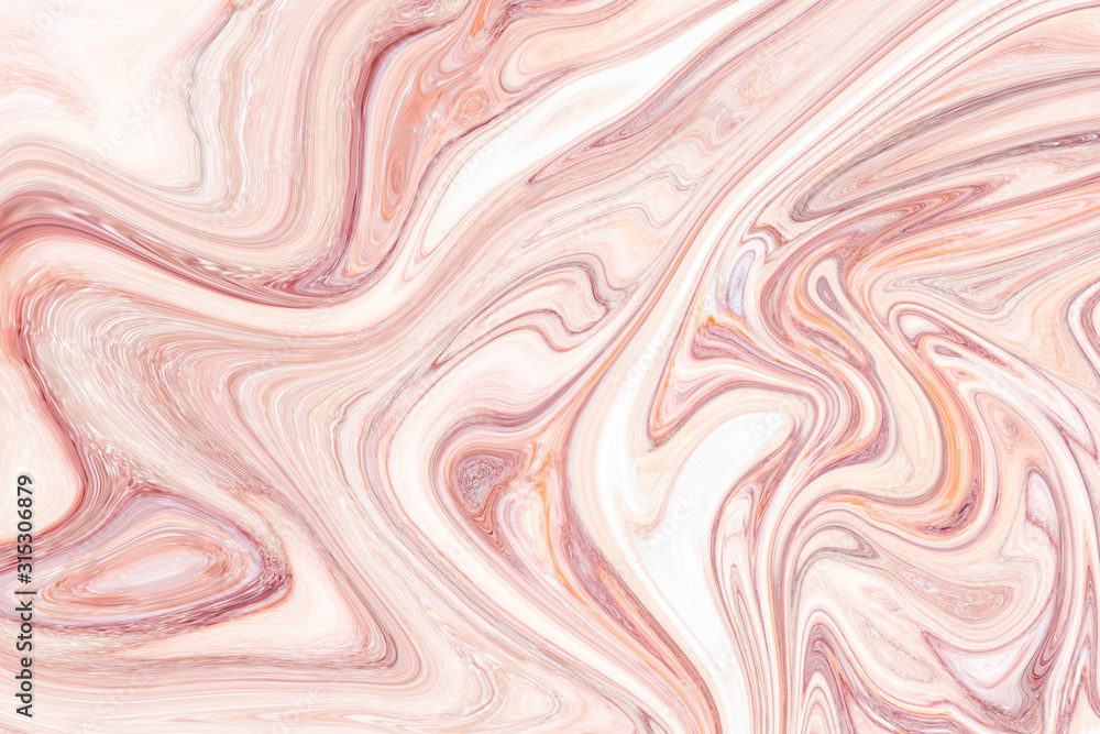 Fototapeta premium Marble ink colorful. brown marble pattern texture abstract background. can be used for background or wallpaper