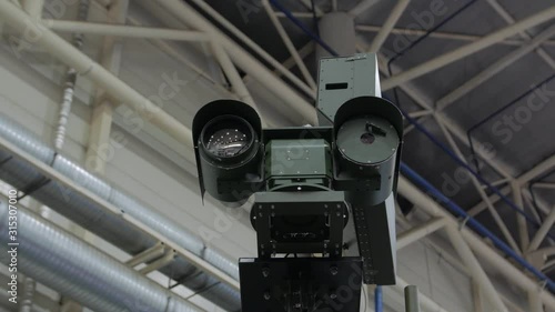 Surveillance camera military radar sight aim sensor detection system guidance system
