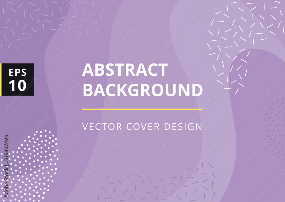 Abstract geometric wavy background. Trendy fluid flow shapes composition. Modern design template for brochure, poster, baner and presentation. Vector illustration