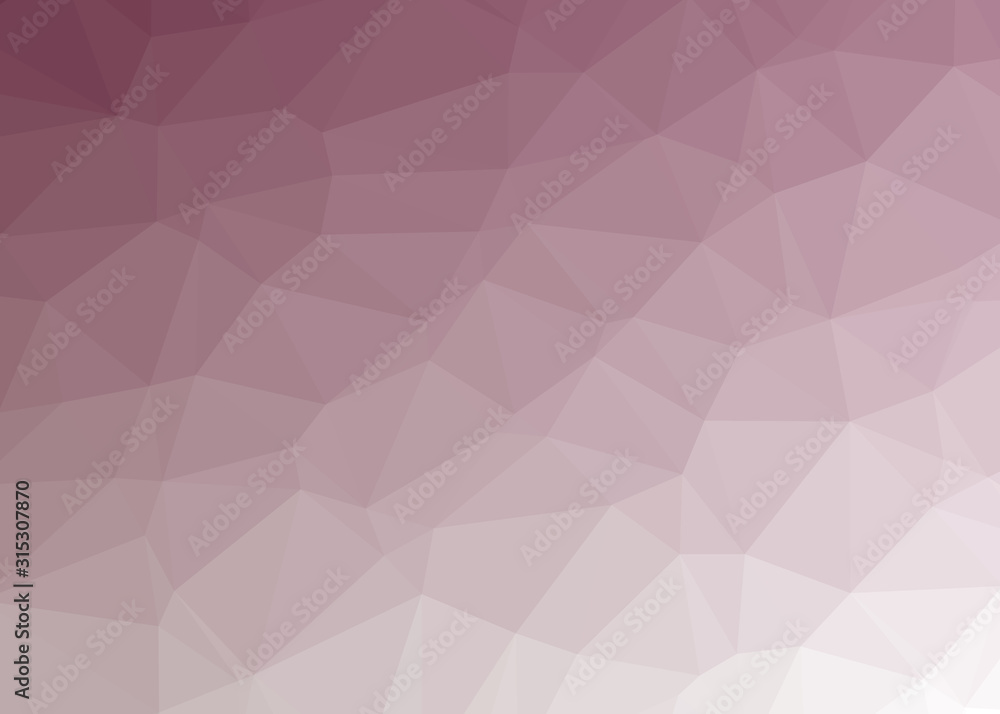 Fototapeta premium Abstract Low Polygon gradient Generative Art background illustration