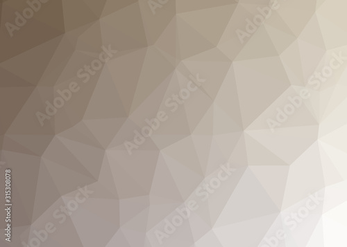 Abstract Low Polygon gradient Generative Art background illustration