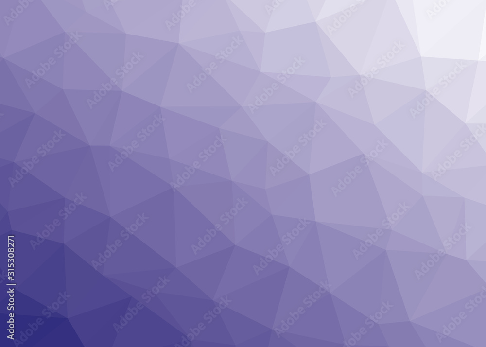 Fototapeta premium Abstract Low Polygon gradient Generative Art background illustration