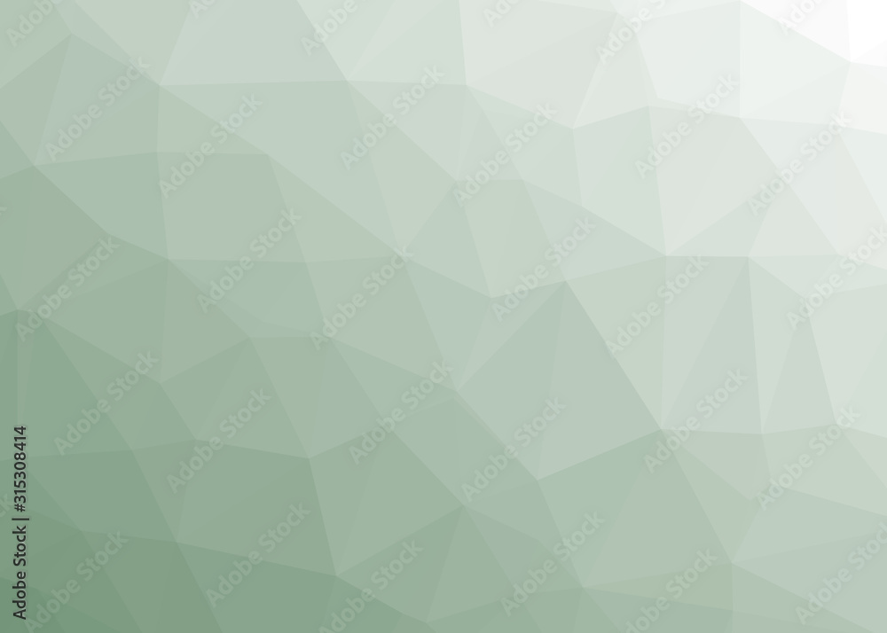 Fototapeta premium Abstract Low Polygon gradient Generative Art background illustration