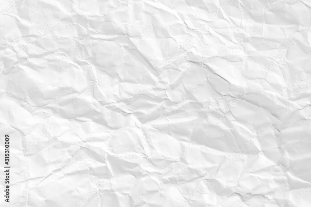 Obraz premium Paper texture Crumpled White.Top view.
