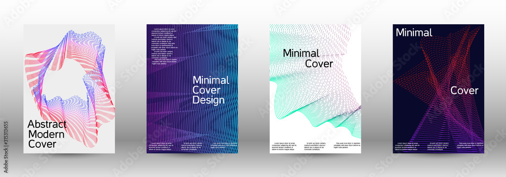 Cover design template set Cover design template set