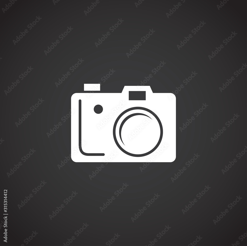 Camping icon on background for graphic and web design. Creative illustration concept symbol for web or mobile app. Camping icon on background for graphic and web design. Creative illustration concept symbol for web or mobile app.