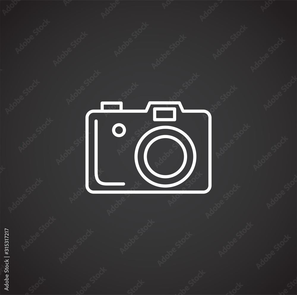 Camping icon on background for graphic and web design. Creative illustration concept symbol for web or mobile app. Camping icon on background for graphic and web design. Creative illustration concept symbol for web or mobile app.