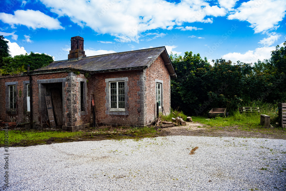 old house in countryside old house in countryside