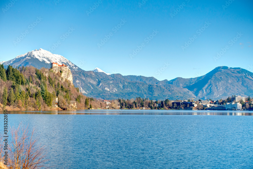 Bled, Slovenian Alps, HDR Image