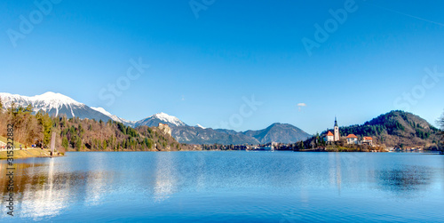 Bled, Slovenian Alps, HDR Image