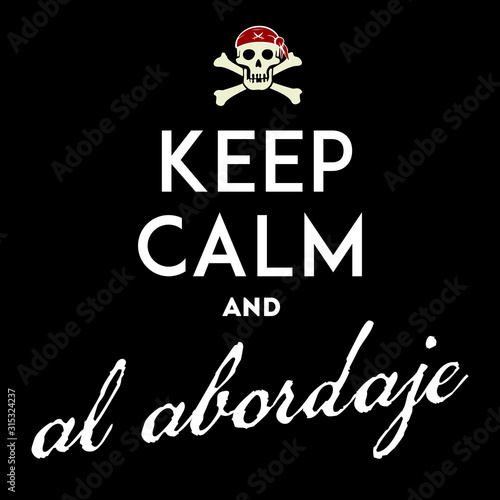 Keep calm and all aboard. E...